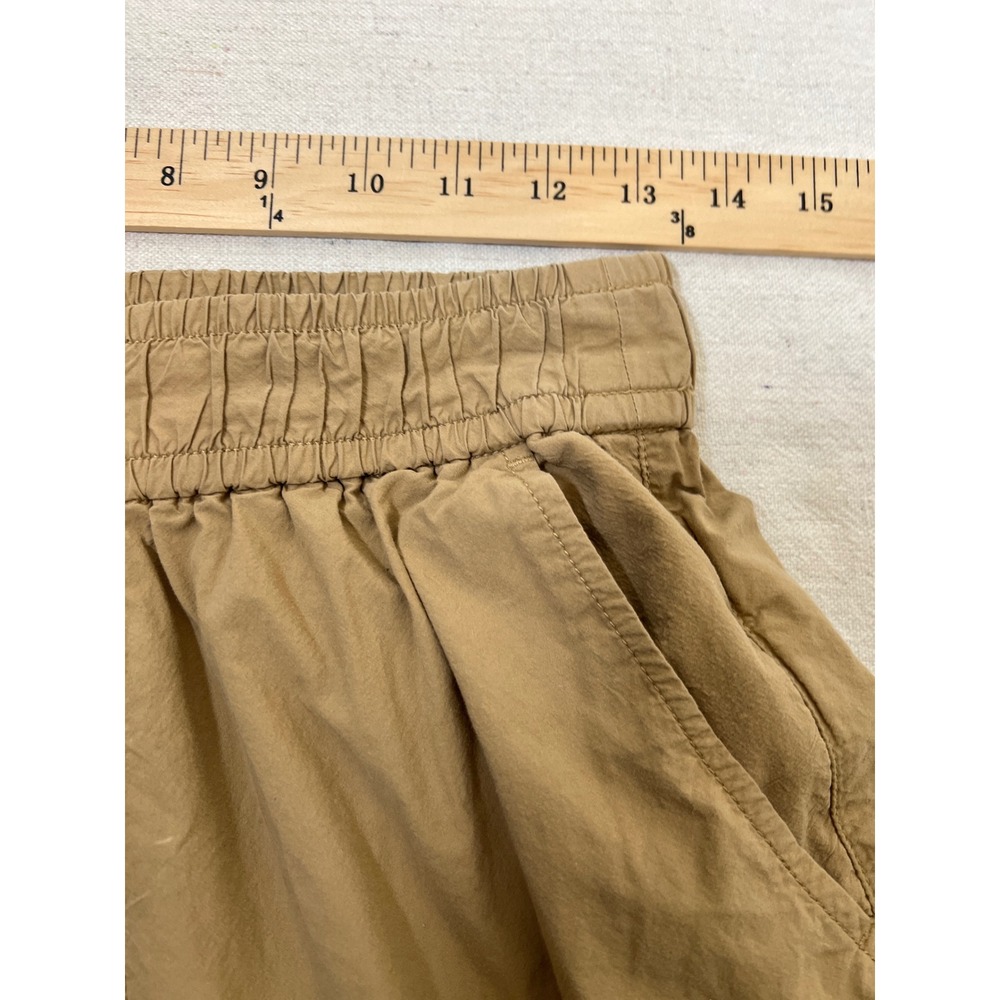 Madewell‎ Pull-On Wide-Leg Poplin Pants in Khaki Women's Size Small - Picture 7 of 9